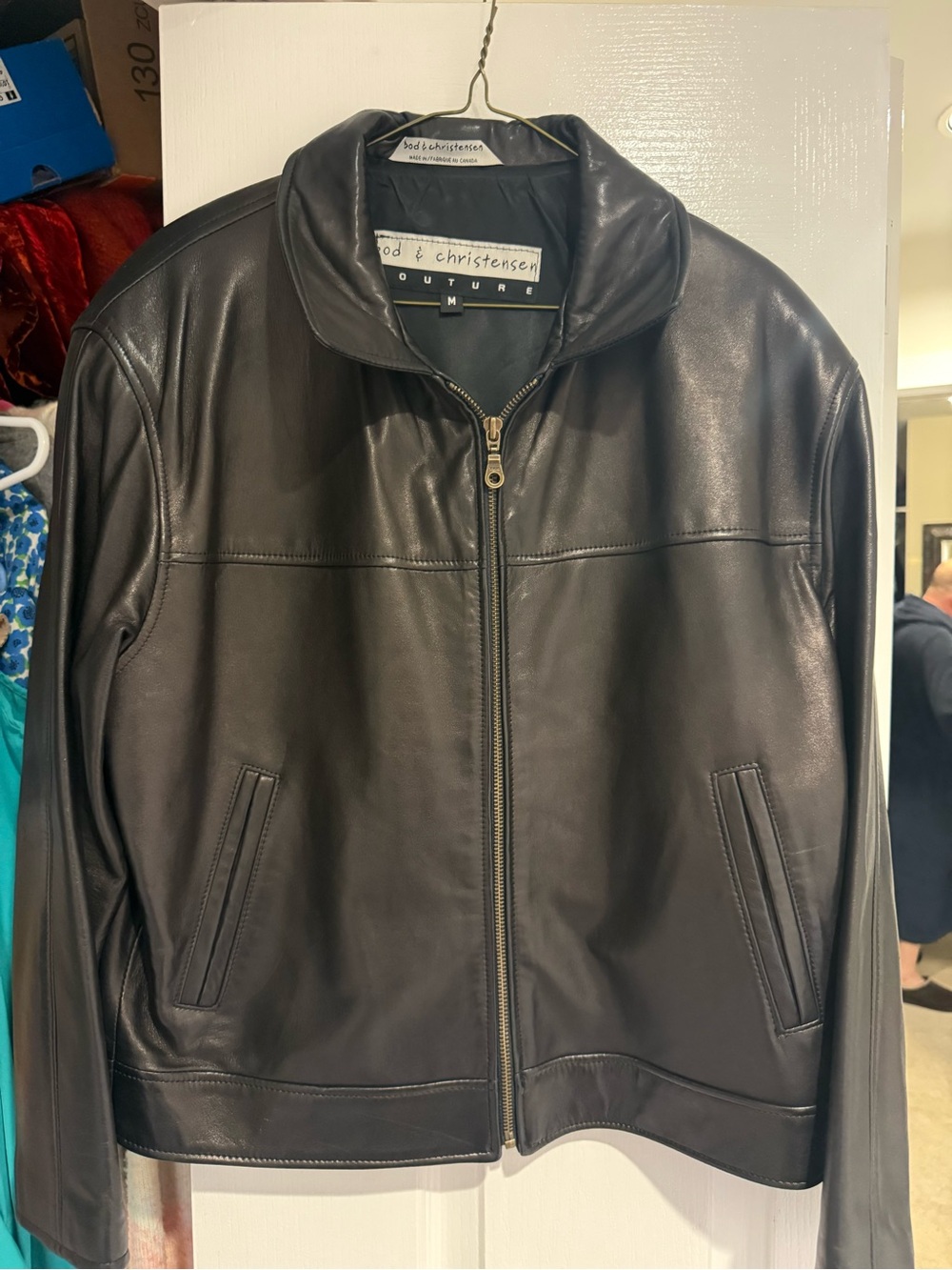 Bod and Christensen stunning leather coat EUC
